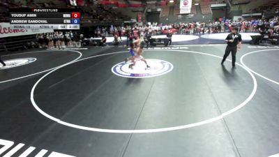 126 lbs Yousuf Amin, MDWA - Mount Diablo Wrestling Association vs Andrew Sandoval, KTWA-Kings-Tulare Wrestling Association