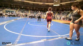 125 lbs Quarterfinal - Jemma Patteson, IRONMEN Wrestling Club vs Peyton Vasquez, Claremore Wrestling Club