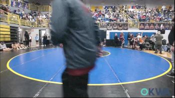 55 lbs Consi Of 8 #2 - Kynlee Domeny, Ponca City Wildcat Wrestling vs Jasper McKisson, Perry Wrestling Academy