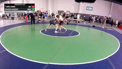 138 lbs Cons. Round 3 - Aric Criss, Samurai Wrestling Club vs Colton Katzfey, Mukwonago High School Wrestling