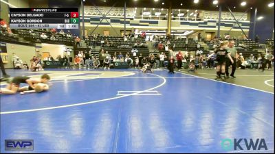 67 lbs Final - Cayson Delgado, F-5 Grappling vs Kayson Gordon, Blaine County Grapplers