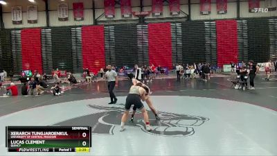 157 lbs Semifinal - Xerarch Tungjaroenkul, University Of Central Missouri vs Lucas Clement, Quincy