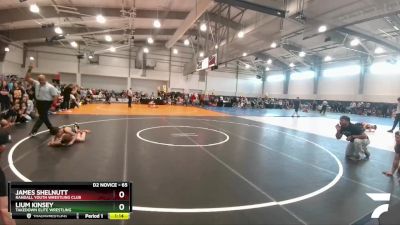 65 lbs Quarterfinal - James Shelnutt, Randall Youth Wrestling Club vs Lium Kinsey, Takedown Elite Wrestling