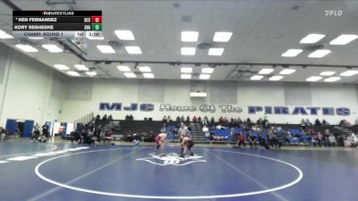 133 lbs Champ. Round 1 - Billy Thornton, Sacramento City College vs Caleb Aguilera, College Of Redwoods