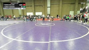 140 lbs Cons. Round 6 - Camila Vazquez, Gardner Edgerton vs Danica Ballard, Smithville