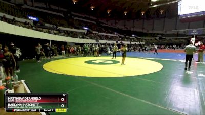 National 6-8 110 Semifinal - Matthew Deangelo, Great Neck Wrestling Club vs Raelynn Hatchett, Poquoson Athletic Association