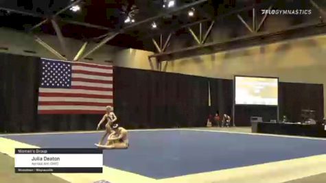 Julia Deaton - Women's Group, Aerials Ath OHIO - 2021 USA Gymnastics Championships