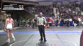 130 lbs Semifinal - Aaliah Guebara, Maize vs Maysa Pagura, Plainville Kids Wrestling Club