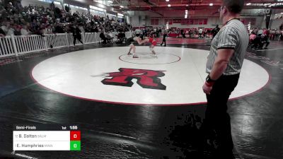 145 lbs Semifinal - Brendan Dalton, Salem vs Elliott Humphries, Minnechaug