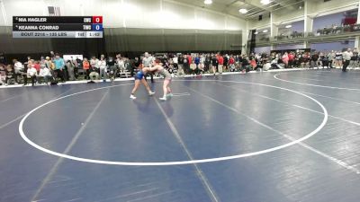 135 lbs Quarters - Nia Hagler, Champions Wrestling Club vs Keanna Conrad, Team Idaho Wrestling Club