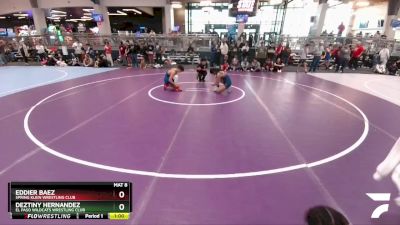 126 lbs Quarterfinal - Eddier Baez, Spring Klein Wrestling Club vs Deztiny Hernandez, El Paso Wildcats Wrestling Club
