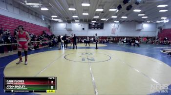 159 lbs Cons. Round 1 - Aydin Bagley, Northgate High School vs Gabe Flores, Arroyo High School