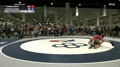 92 lbs Champ. Round 1 - Hudson Skove, New England Regional Training Center vs Augustus Johns, Cardinal Wrestling Club