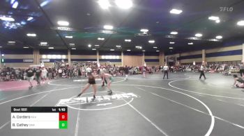 130 lbs Round Of 32 - Abigail Cordero, Silverback WC vs Bailey Cathey, Swamp Monsters