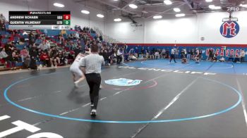 149 lbs Finals (2 Team) - Andrew Schaen, Ursinus vs Quentin Vilmenay, Luther