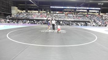 120 lbs Champ. Round 1 - Haven Gutierrez, Arkansas City HS vs Brinnley Morris, Tecumseh-Shawnee Heights HS