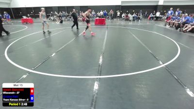 150 lbs Izaiah Sanchez, Wisconsin vs Chase Pelt, Team Kansas Silver