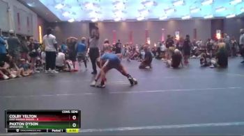 70 lbs Semis & 1st Wrestleback (8 Team) - Colby Yelton, East Kansas Eagles vs Paxton Dyson, Operators