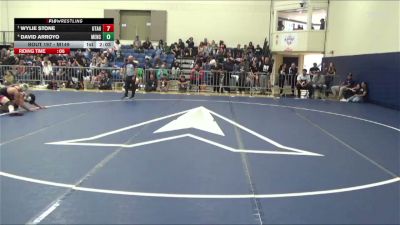 Semifinal - Wylie Stone, UTAH TECH Men vs David Arroyo, NCWA Menlo College Men