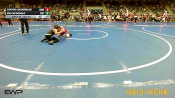 96 lbs Quarterfinal - Colton Louderback, Iron Horse vs Rex McDonald, Port City Wrestling