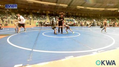 52 lbs Quarterfinal - Jaxon Ditmore, Team Tulsa Wrestling Club vs Ky Kemble, Ponca City Wildcat Wrestling