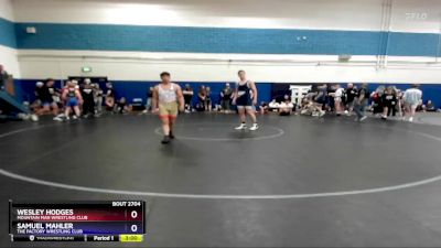 190 lbs Round 1 - Wesley Hodges, Mountain Man Wrestling Club vs Samuel Mahler, The Factory Wrestling Club