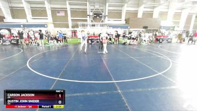 120 lbs Semifinal - Carson Jackson, OR vs Dustin John Snider, CO