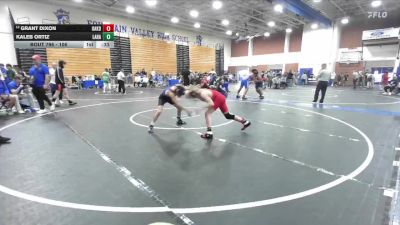 106 lbs Cons. Round 4 - Grant Dixon, Oakdale vs Kaleb Ortiz, La Habra