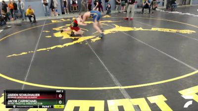 195 lbs Rr3 - Jacob Carmichael, Bethel Freestyle Wrestling Club vs Jaiden Schildhauer, Interior Grappling Academy