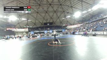 Boys 4A 120 lbs Cons. Round 4 - Jaxon Love, Kentridge vs Tiernen Rimmasch, Pasco