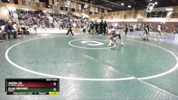 113 lbs Cons. Round 6 - Jason Lin, La Costa Canyon vs Elias Briones, Poway