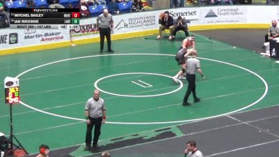 147 lbs Round Of 64 - Mitchel Bailey, Northern York vs Ian Rikoskie, Lake Lehman