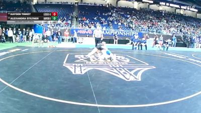 Girls-120 lbs Quarterfinal - Alexandra Stiltner, Battle Creek Harper Creek (Girls) vs Kayden Tinkey, Leslie (Girls)