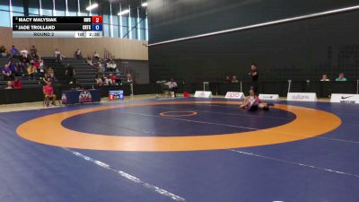 59kg Round 2 - Macy Malysiak, Hamilton Wrestling Club vs Jade Trolland, Burnaby Mountain Wrestling Club