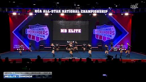 MB Elite - Diamonds [2026 L1 Youth - D2 - Medium Day 2] 2026 NCA All-Star National Championship