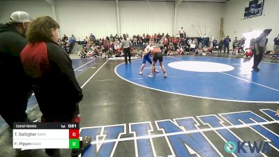 110 lbs Consolation - Teddy Galligher, Barnsdall Youth Wrestling vs Francis Lane Pippin, Wagoner Takedown Club