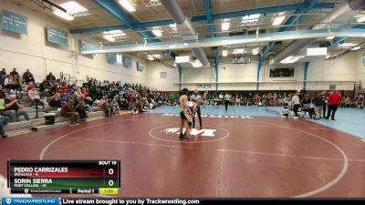 144 lbs Round 5 (10 Team) - Sorin Sierra, Fort Collins vs Pedro Carrizales, Ogallala