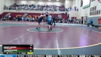 235 lbs Quarterfinal - Cameron Spicer, Rocky Mountain vs Ashley Barnes, Thunder Ridge