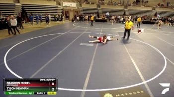 145 Championship Bracket Cons. Round 4 - Brandon Michel, New Prague vs Tyson Newman, STMA