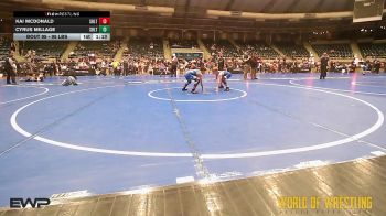 95 lbs Final - Kai McDonald, Sebolt Wrestling Academy vs Cyrus Millage, Sebolt Wrestling Academy
