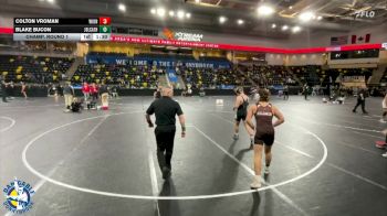 150 lbs Champ. Round 1 - Colton Vroman, Wilmot Union vs Blake Bucon, Joliet (Catholic Academy)