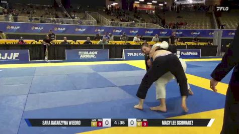 Macy Lee Schwartz vs Sara Katarzyna Wiedro 2026 Pan Jiu Jitsu IBJJF Championship