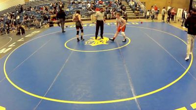 12U Boys - 117 lbs Champ. Round 1 - Thomas McGee, Chatham Wrestling Club vs Dominic Englese, St. Charles WC