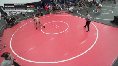 138 lbs Cons. Round 4 - Christopher Sarkissian, World Team Training Center vs Micah Vera, Titan Mercury Wrestling Club