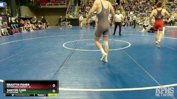 152 lbs Quarterfinal - Sawyer Carr, E1-Sheyenne vs Braxtyn Fisher, W4-Bismarck Century