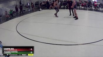 141 lbs Cons. Round 5 - Cooper Rea, Milford Wrestling Club vs Madden Kontos, GI Grapplers