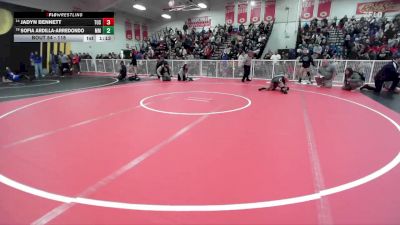 115 lbs Champ. Round 1 - Sofia Ardilla-Arredondo, Murrieta Mesa vs Jadyn Bennett, Tustin