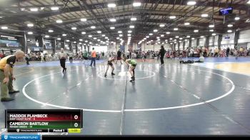 72 lbs Rd# 7- 10:45am Saturday Final Pool - Cameron Bartlow, Minion Green vs Maddox Plambeck, East Coast Elite