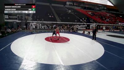 120 lbs Cons. Sub-semis - Mason Kingsland vs Aaron Goss, Nevada