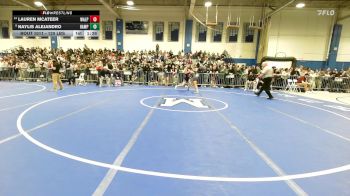 120 lbs Round Of 16 - Lauren McAteer, Walpole vs Naylis Alejandro, Hampden Charter High